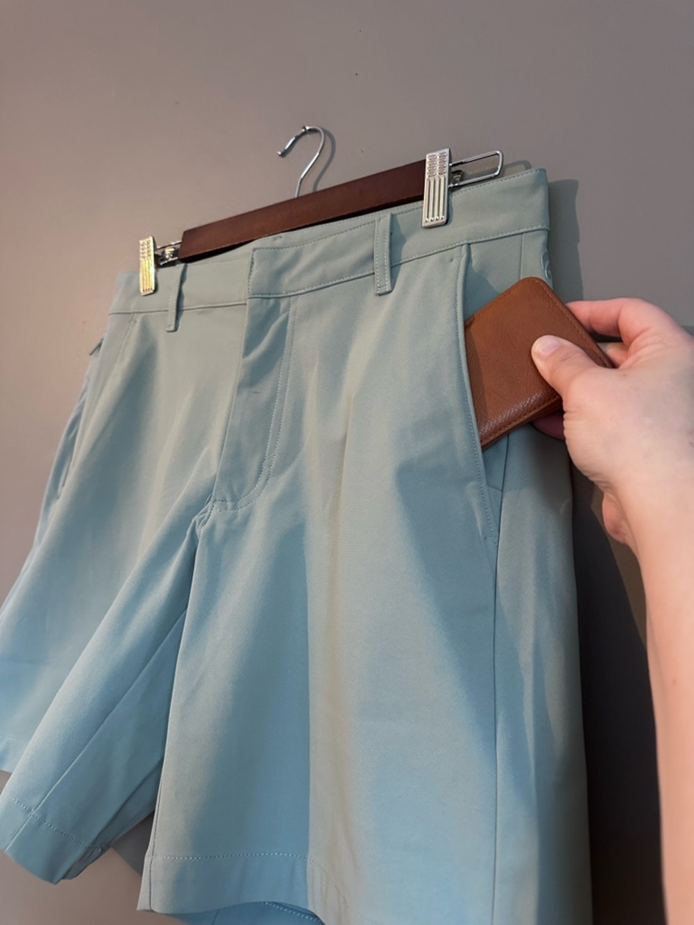 Fabletics Men’s Athletic Golf Shorts Sage Gray – XS/S (30 Waist) The Don Shorts - Picture 7 of 11